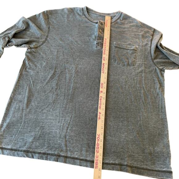 Redhead Co. quarter button down, crewneck, T-shirt, men's size 2 XL - Picture 9 of 9